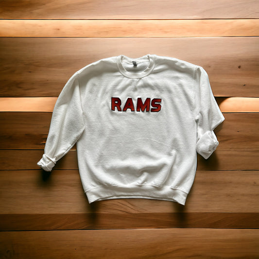 Rams Crewneck White