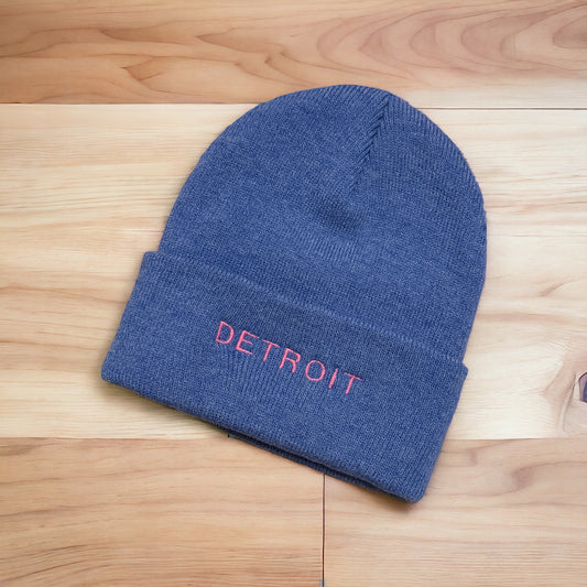 Detroit Hat-Pink